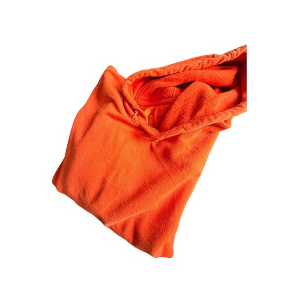 preloved Carhartt Mens Orange Pullover Hoodie Sweatshirt 3XL Regular Fit Cotton - Picture 8 of 10